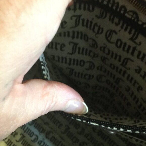 Juicy Couture carry on luggage tote excellent used  condition soft velvety pink - Picture 7 of 11